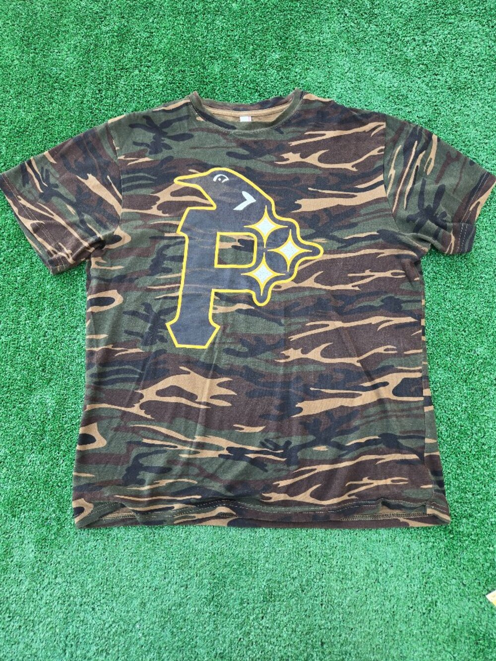 MLB, NHL & NFL Pittsburgh camouflage t-shirt mashup team logos